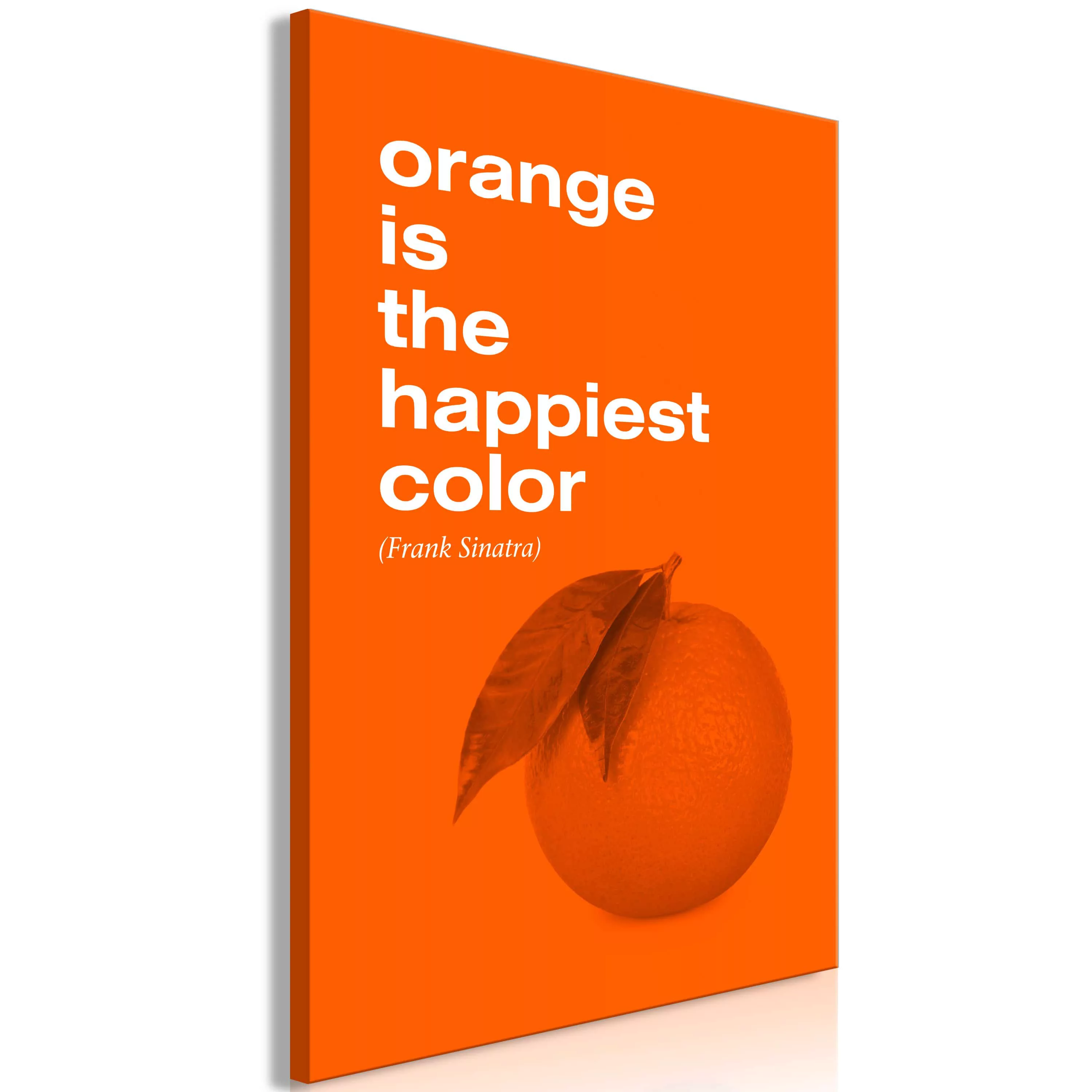 Wandbild - The Happiest Colour (1 Part) Vertical günstig online kaufen