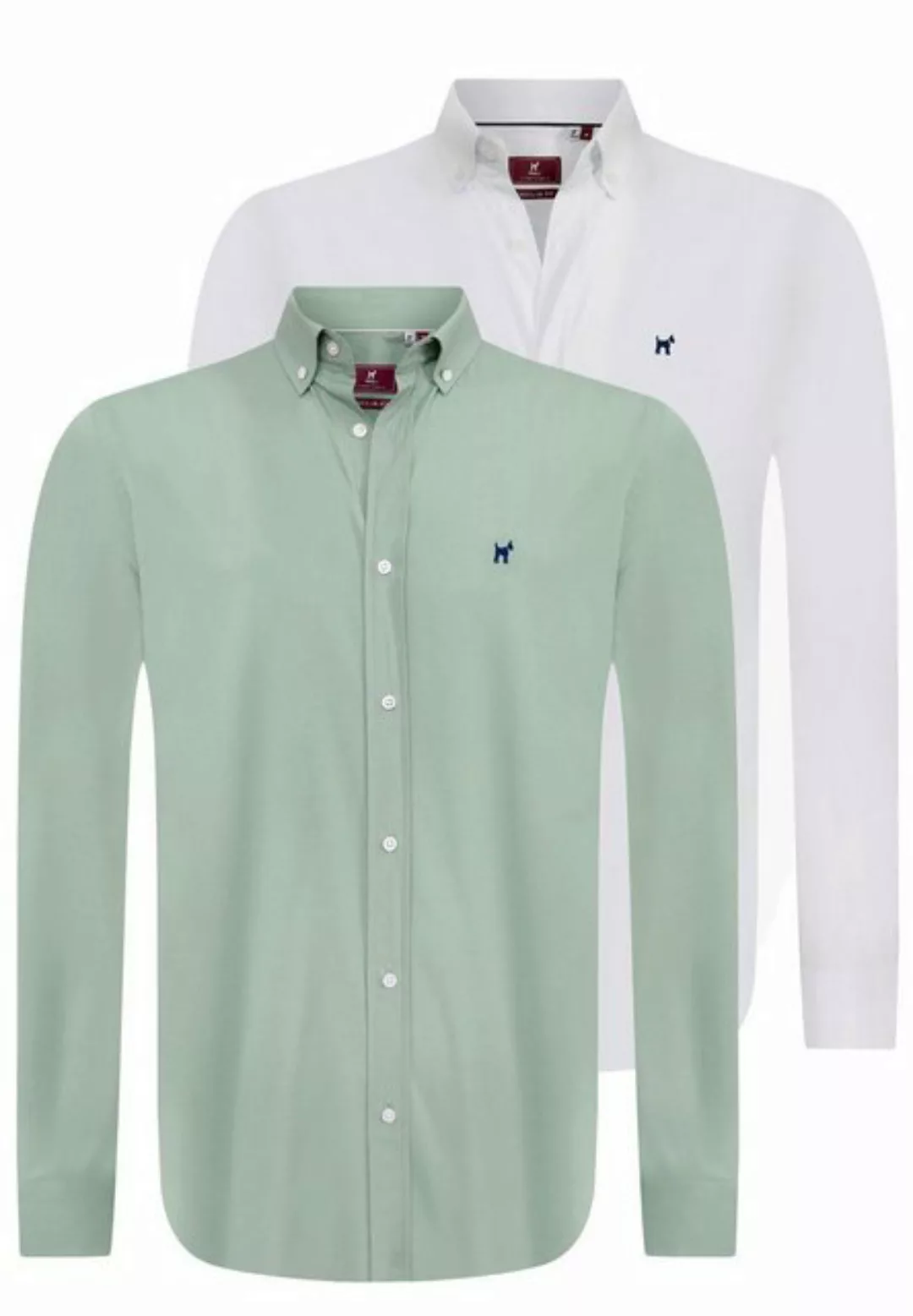 Williot Blusenshirt 2 Pack of Poplin Cotton Shirt günstig online kaufen