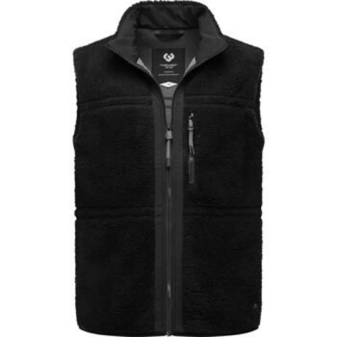 Ragwear Plüschweste "Noory Vest", Herren Basic ärmellose Teddy-Fleece Jacke günstig online kaufen