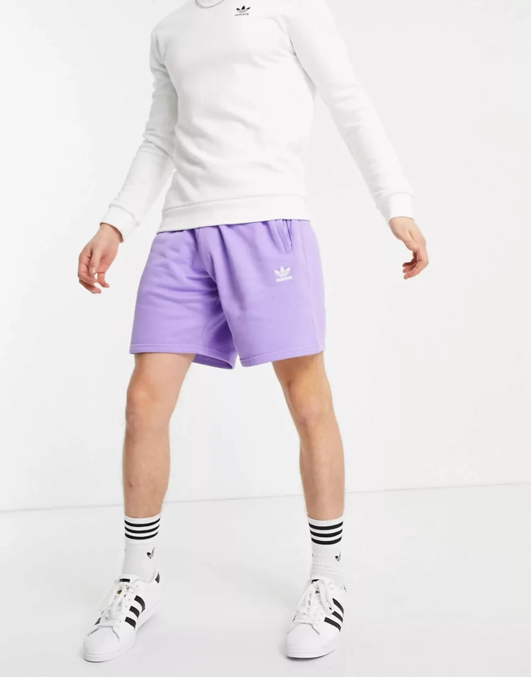 Adidas Originals Essential Shorts Hosen XS Light Purple günstig online kaufen