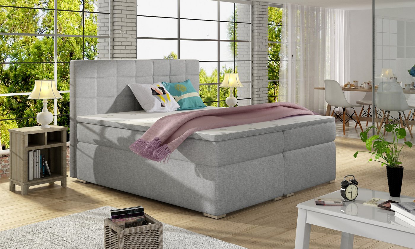 ALTDECOR Boxspringbett SEREN (Bettkasten, H3 Matratze Bonellfederung, Toppe günstig online kaufen