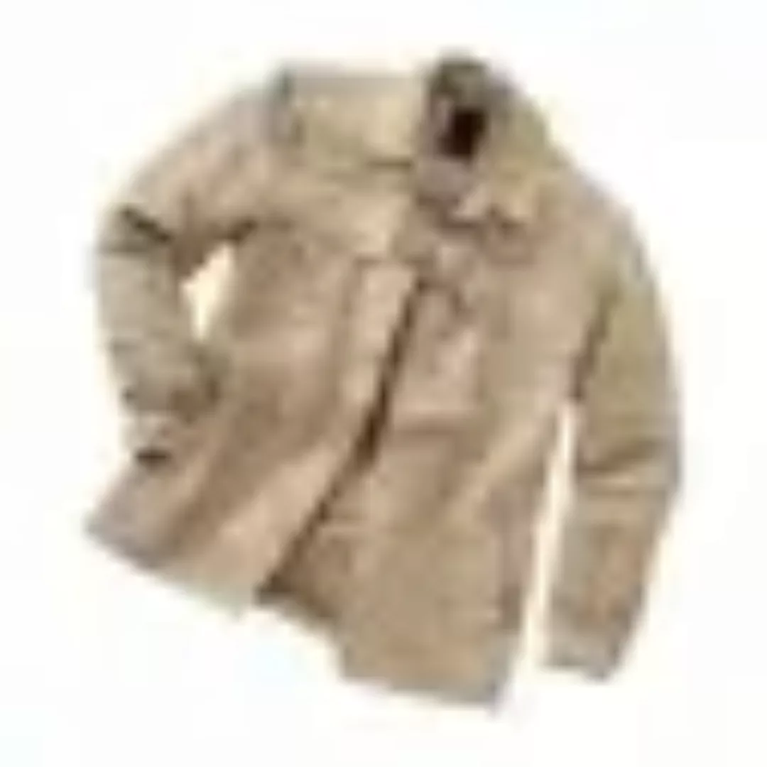 Mikroskin-Hemdjacke,Beige,XL günstig online kaufen