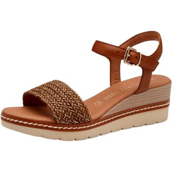 MARCO TOZZI Keilsandalette "Marco Tozzi Sandalen Leder/Textil" günstig online kaufen