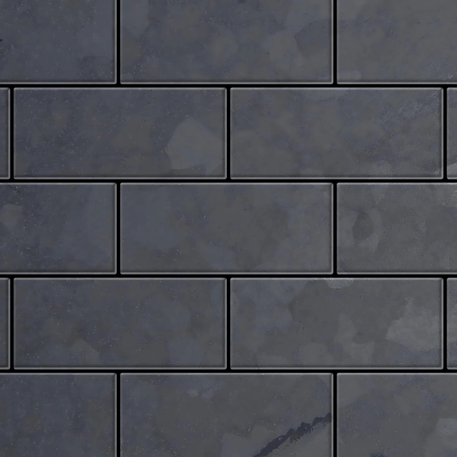 ALLOY Mosaik Fliese Massiv Metall Rohstahl Gewalzt Grau 1,6mm Stark Subway- günstig online kaufen