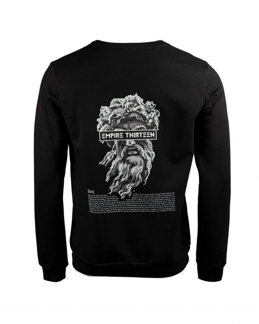 EMPIRE-THIRTEEN Rundhalspullover EMPIRE SWEATER "ZEUS" Zeus Print auf Rücke günstig online kaufen