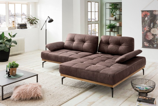 exxpo - sofa fashion Ecksofa "Falcone, Komfortsofa, elegant und bequem, mod günstig online kaufen