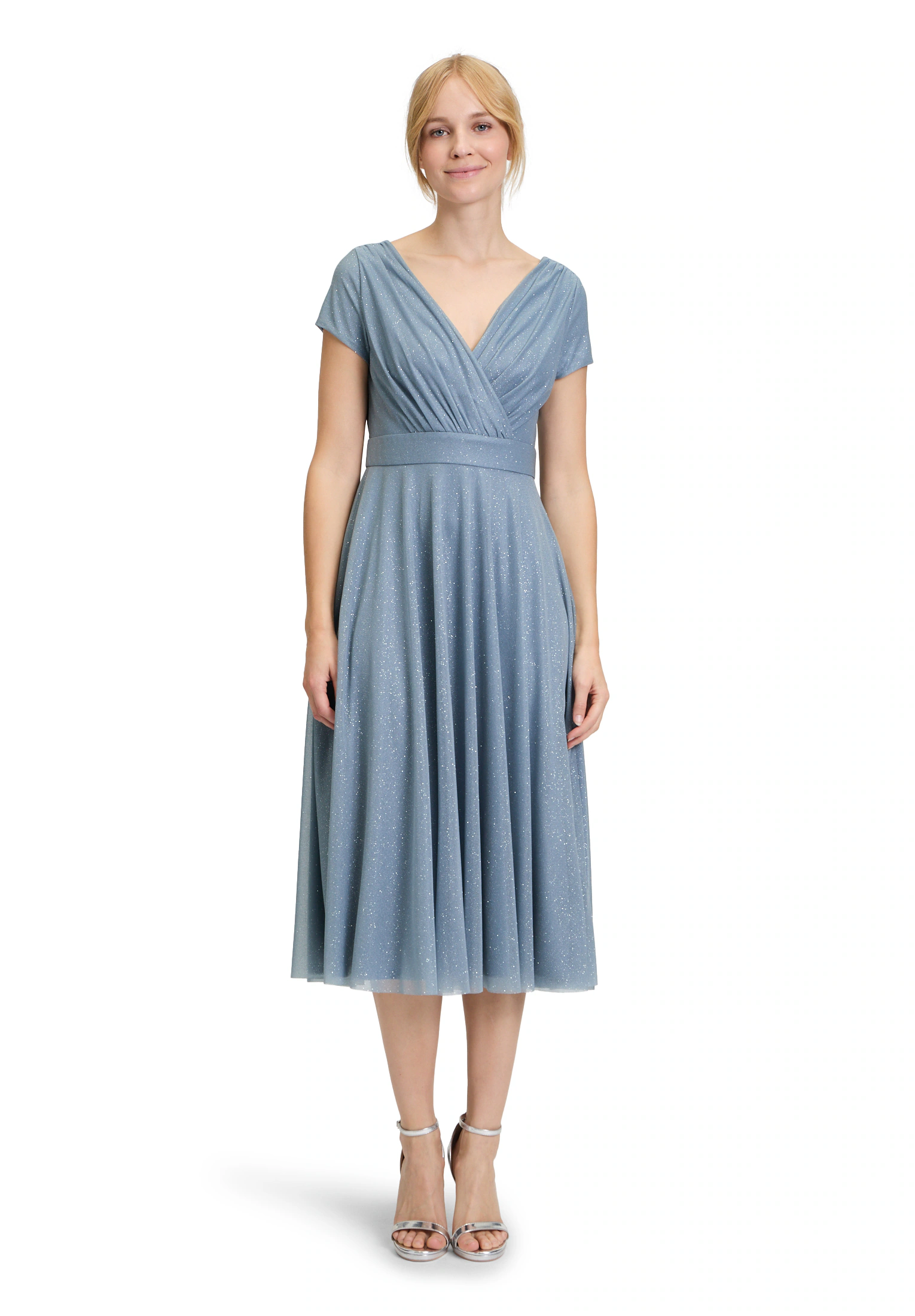 Vera Mont Cocktailkleid "Vera Mont Damen Cocktailkleid im Glitzer-Look", Ma günstig online kaufen