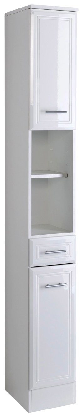 welltime Hochschrank "Neapel", Breite 25 cm, mit Hochglanzfronten und elega günstig online kaufen