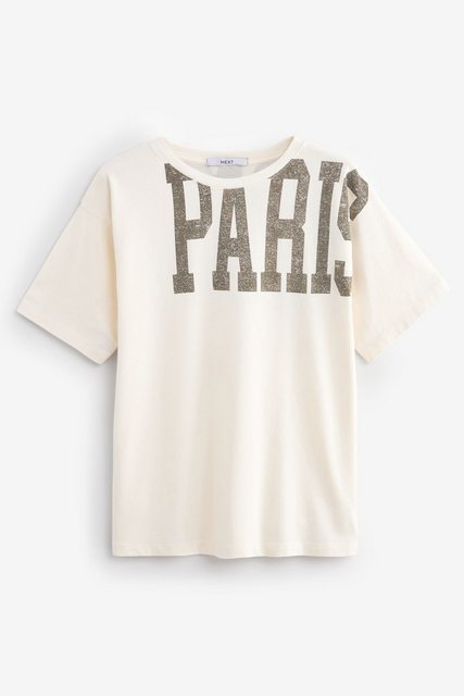 Next T-Shirt T-Shirt mit Grafik an der Schulter, Paris (1-tlg) günstig online kaufen