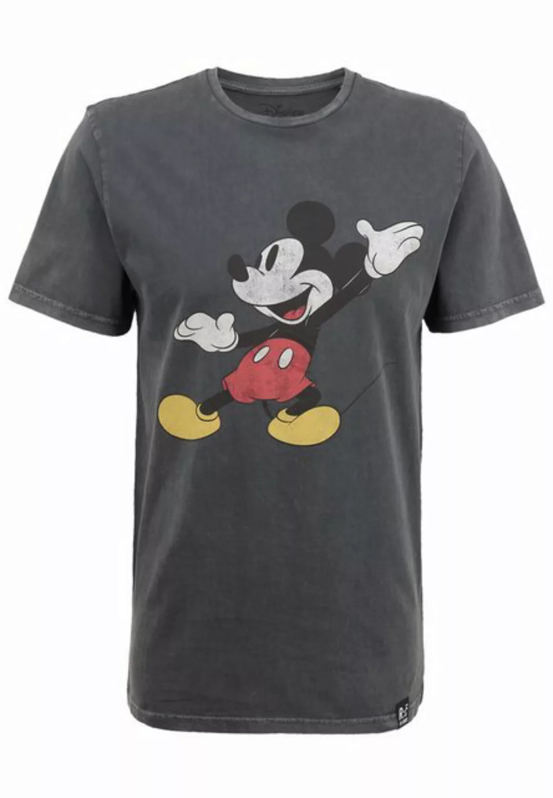 Recovered T-Shirt Disney Mickey Mouse Posing GOTS zertifizierte Bio-Baumwol günstig online kaufen