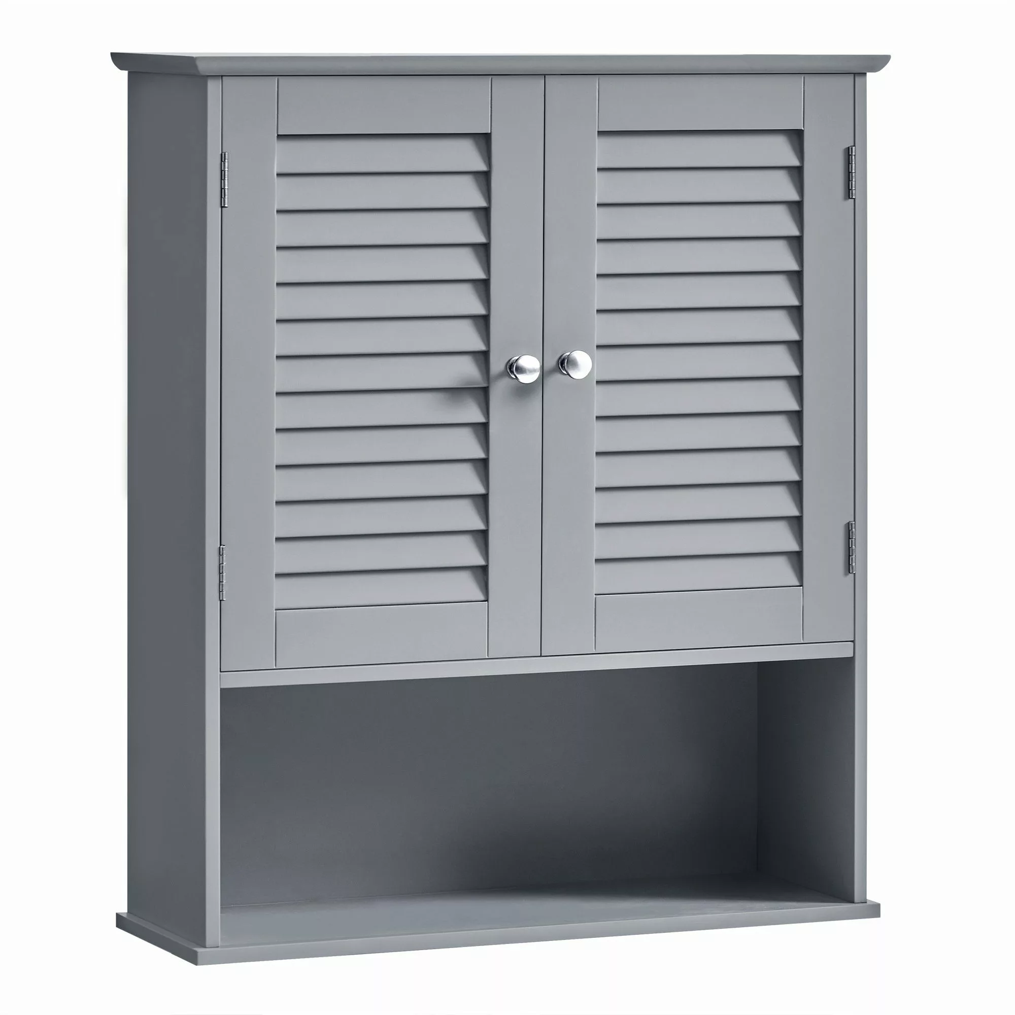 VASAGLE Hängeschrank Badezimmerschrank Wandschrank Lamellentüren und günstig online kaufen