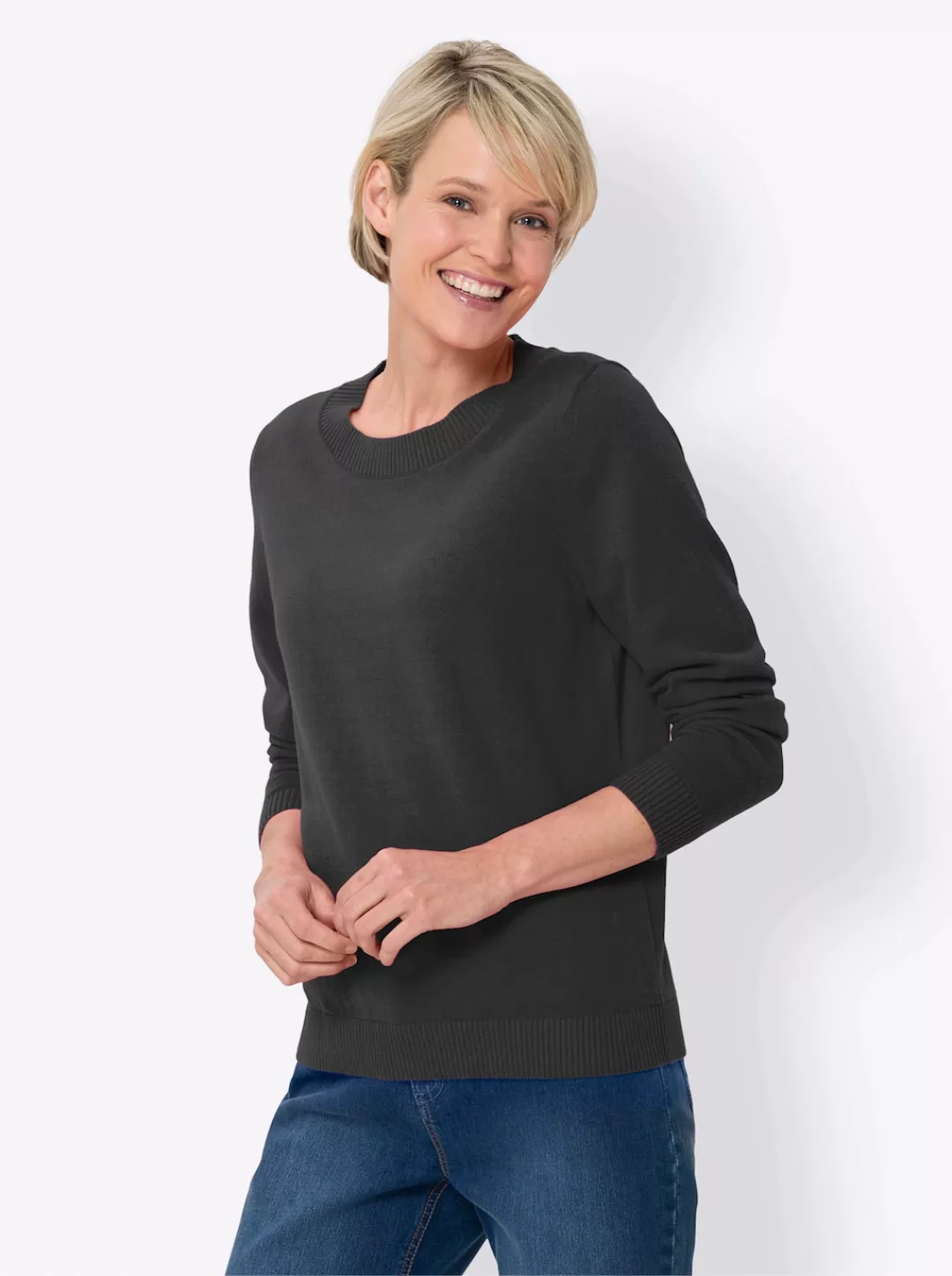 Classic Basics Strickpullover "Langarm-Pullover" günstig online kaufen