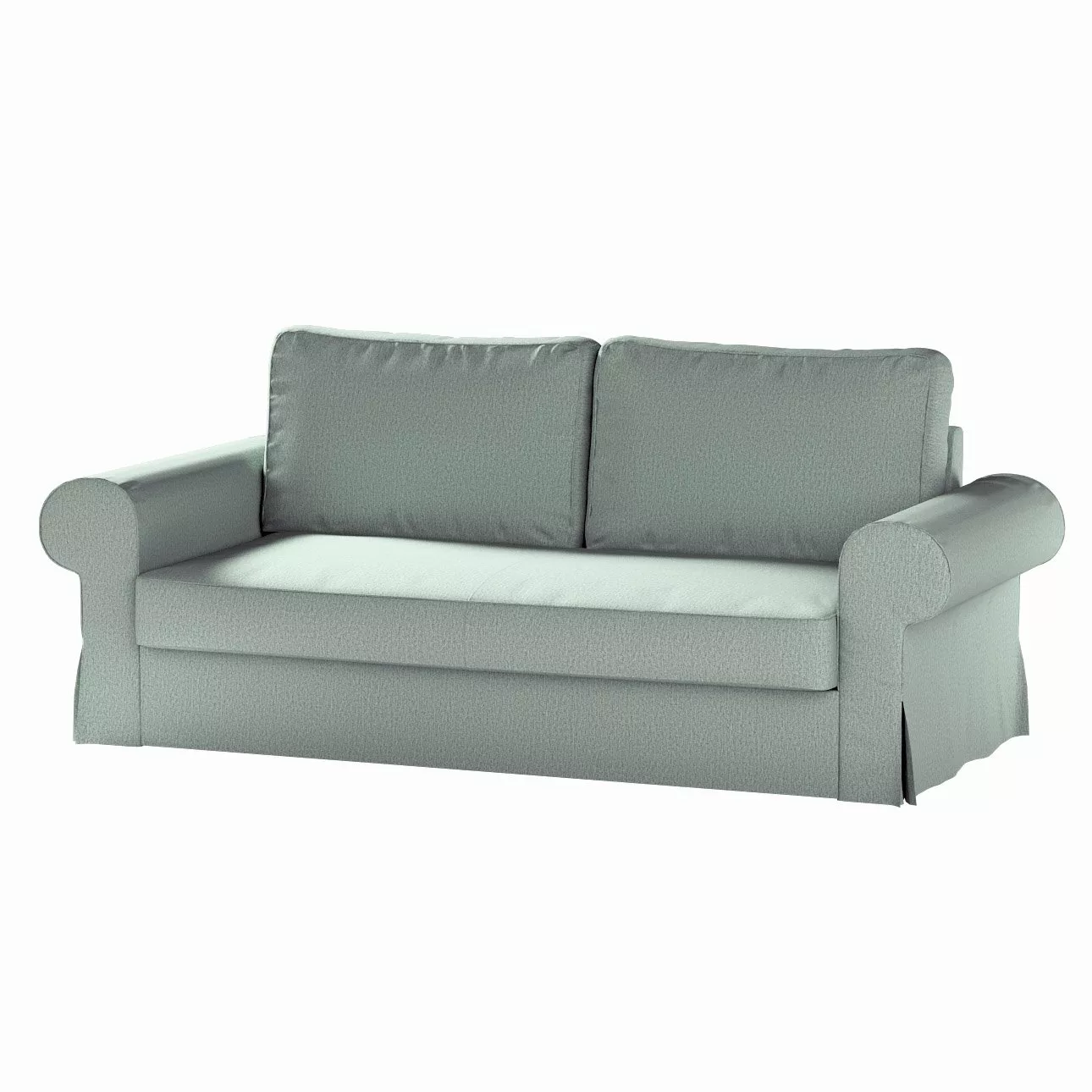 Bezug für Backabro 3-Sitzer Sofa ausklappbar, eukalyptusgrün, Bezug für Bac günstig online kaufen