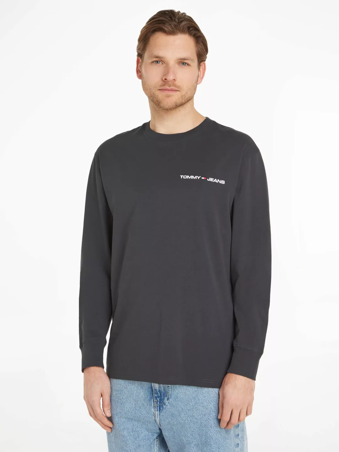 Tommy Jeans Langarmshirt "TJM CLSC LINEAR CHEST L/S TEE" günstig online kaufen