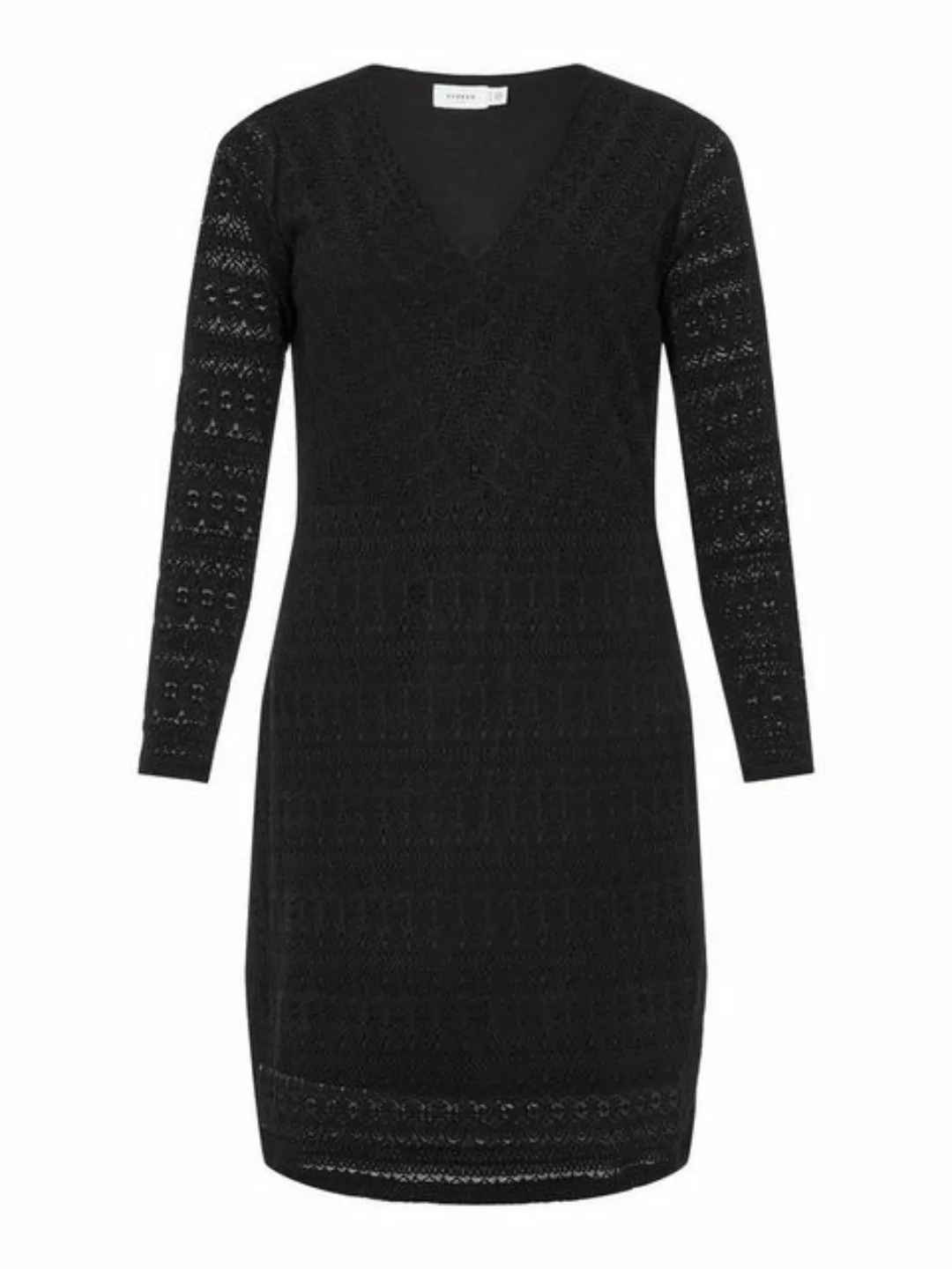 Vila Sommerkleid VICHIKKA V-NECK L/S DRESS/CUR - NOO günstig online kaufen