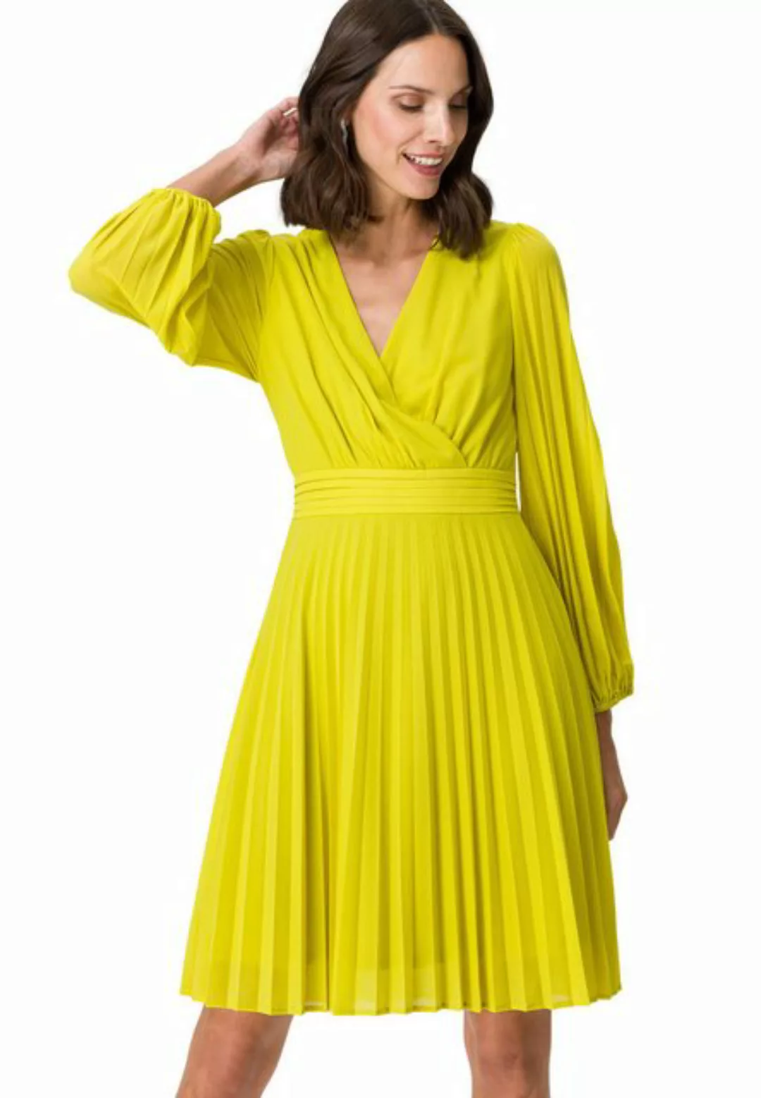 Zero Maxikleid Kleid mit Wickeloptik (1-tlg) Wickeldesign günstig online kaufen