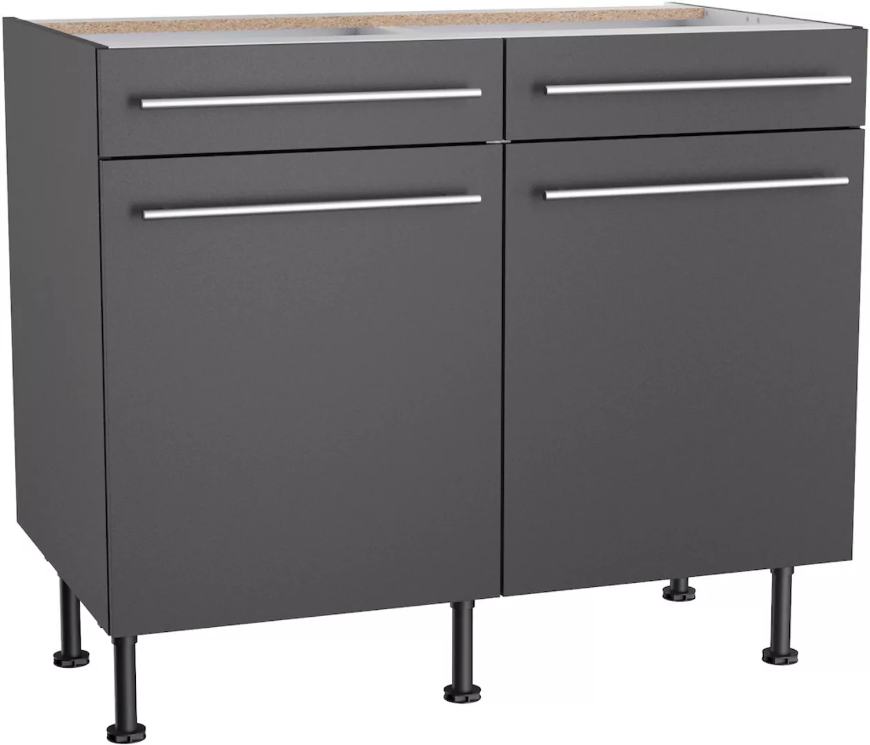 OPTIFIT Unterschrank "Bern2", Breite 100 cm, 2 Türen, 2 Schubkästen, 1 Einl günstig online kaufen