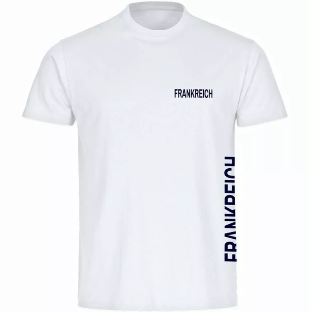 multifanshop T-Shirt Herren Frankreich - Brust & Seite - Männer günstig online kaufen