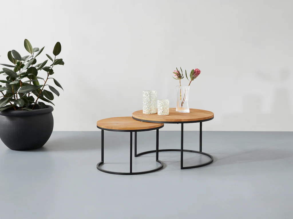 Home affaire Couchtisch, (Set, 2 St., Zwei Couchtische im Set) günstig online kaufen