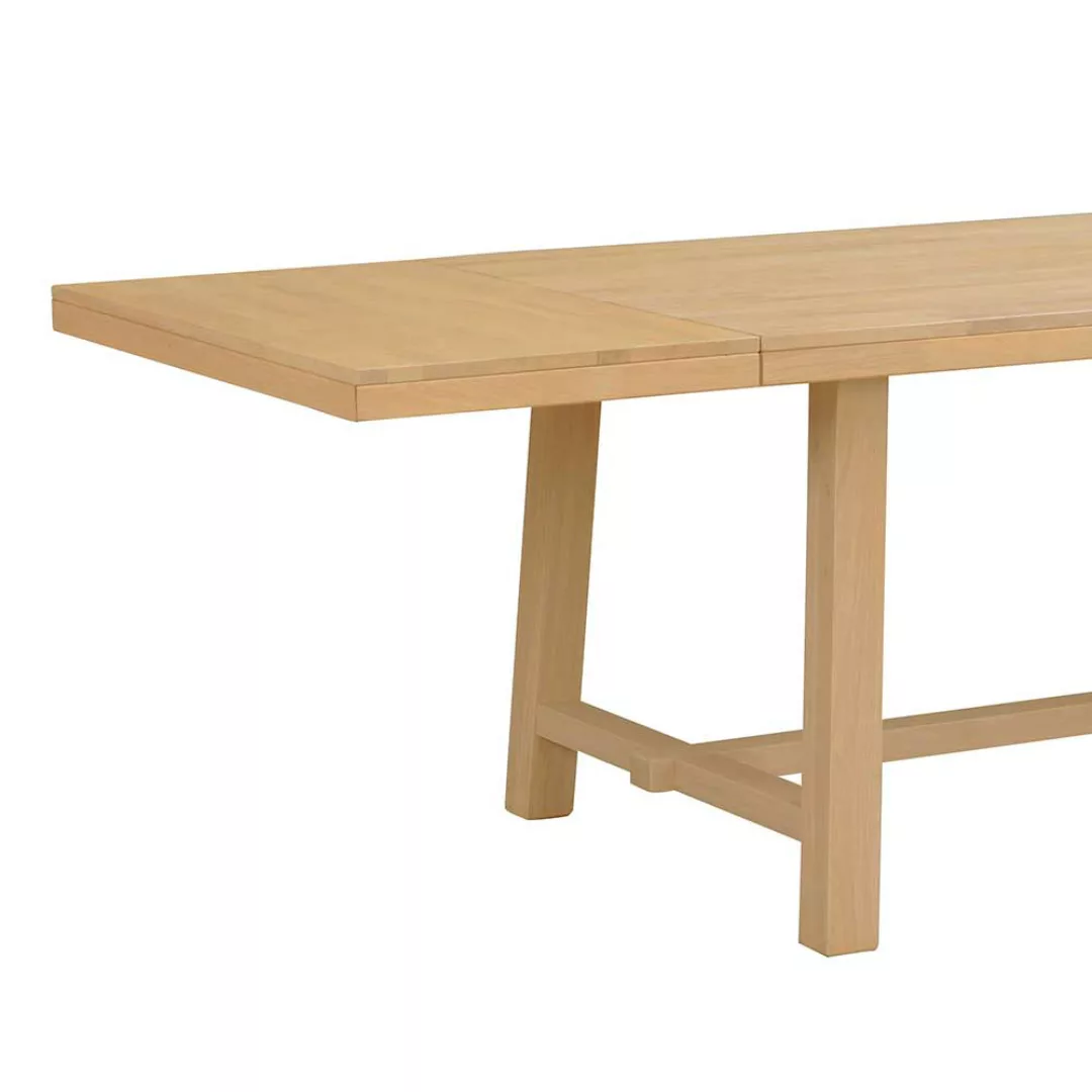 Esszimmertisch aus Eiche Massivholz gebürstet und lackiert günstig online kaufen