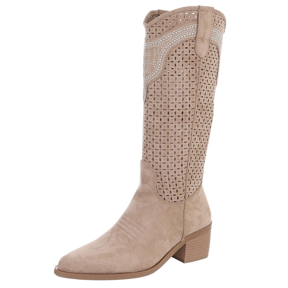 Ital-Design Damen Cowboyboots Western Sommerboots (88843675) günstig online kaufen
