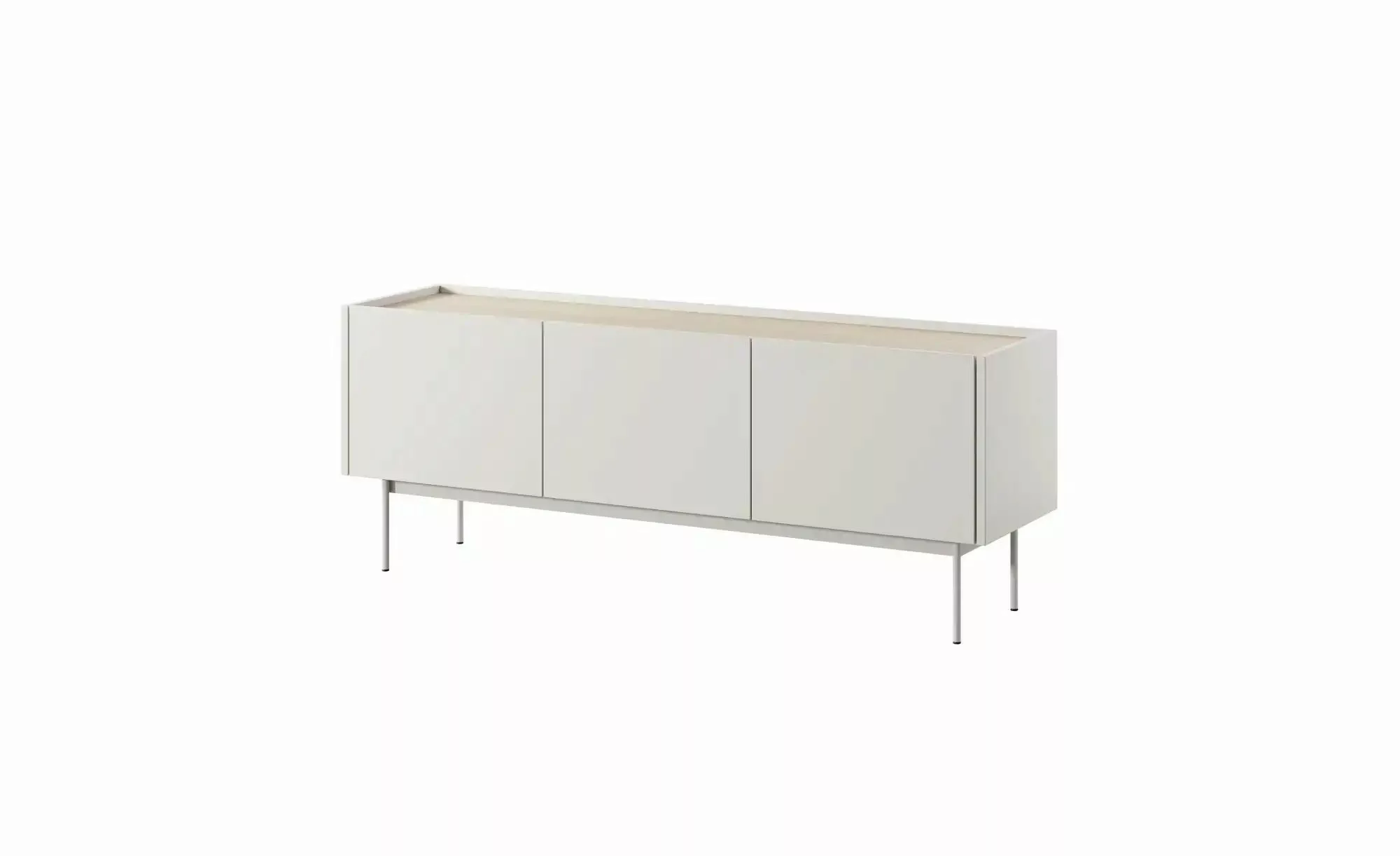 Lowboard Color ¦ beige ¦ Maße (cm): B: 144 H: 55 Kommoden & Sideboards > L günstig online kaufen