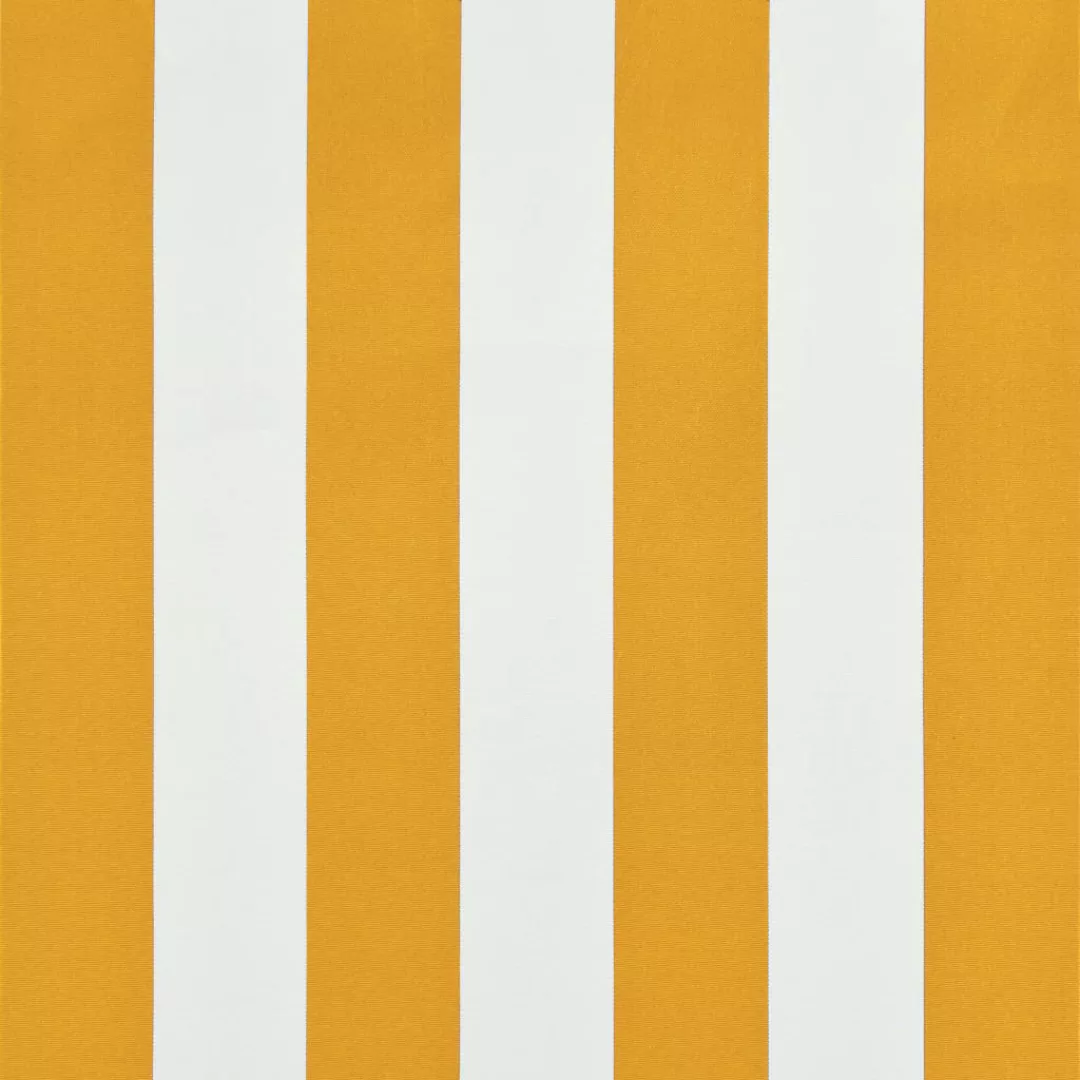 Einziehbare Markise Gelb Und Weiß 350 X 150 Cm günstig online kaufen