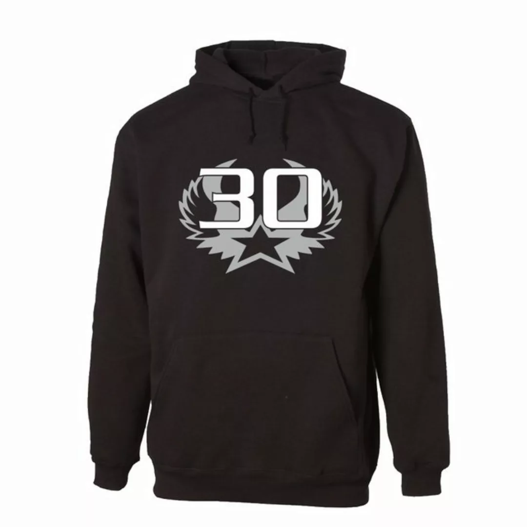 G-graphics Hoodie 30 – Stern mit Flügeln zum 30ten Geburtstag mit trendigem günstig online kaufen