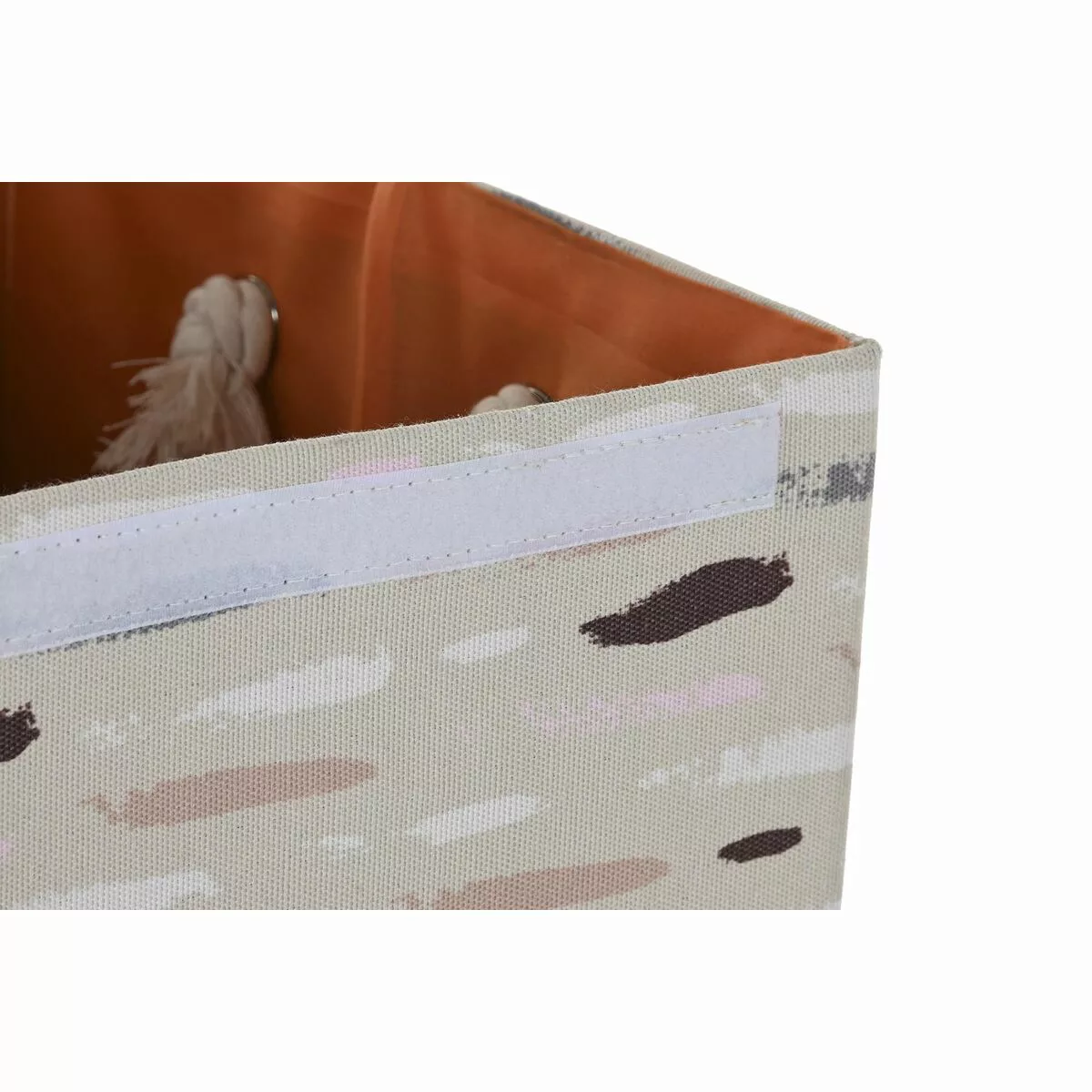 Korb Für Schmutzige Wäsche Dkd Home Decor Mit Deckel Polyester (36 X 36 X 5 günstig online kaufen