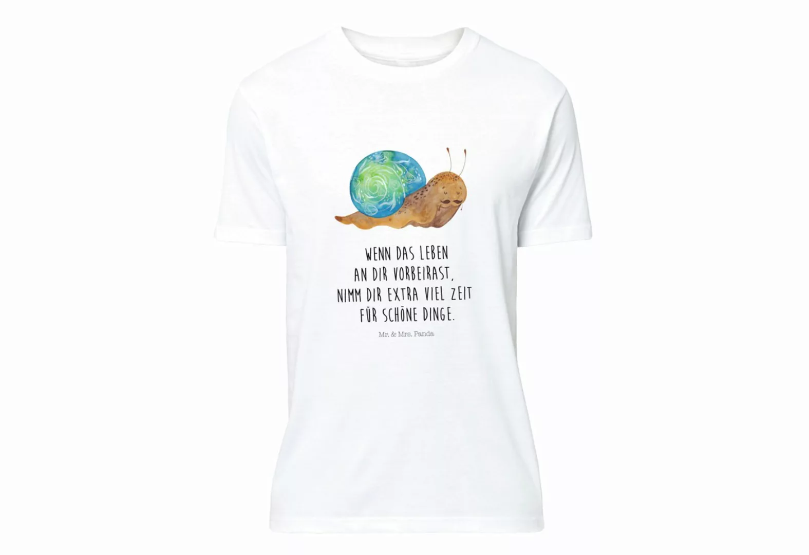 Mr. & Mrs. Panda T-Shirt Sir Schneckalot - Weiß - Geschenk, T-Shirt, süße T günstig online kaufen