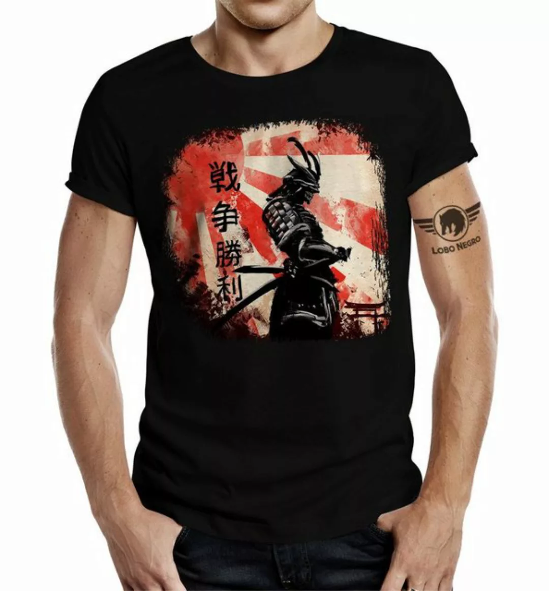 LOBO NEGRO® T-Shirt für Japan Samurai Tokio Kampfsport Fans - Samurai li günstig online kaufen