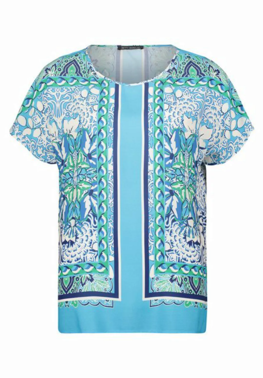 Betty Barclay Blusenshirt Bluse Kurz 1/2 Arm, Blue/Green günstig online kaufen