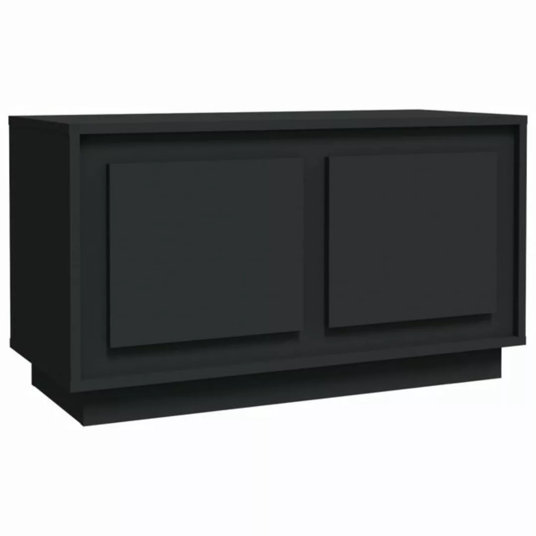 furnicato TV-Schrank Schwarz 80x35x45 cm Holzwerkstoff (1-St) günstig online kaufen