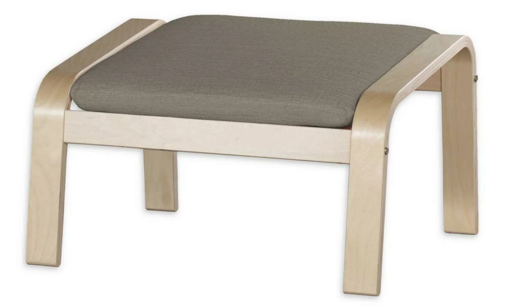 Bezug für Poäng Hocker, beige-grau, Hocker Poäng, Living II (161-07) günstig online kaufen