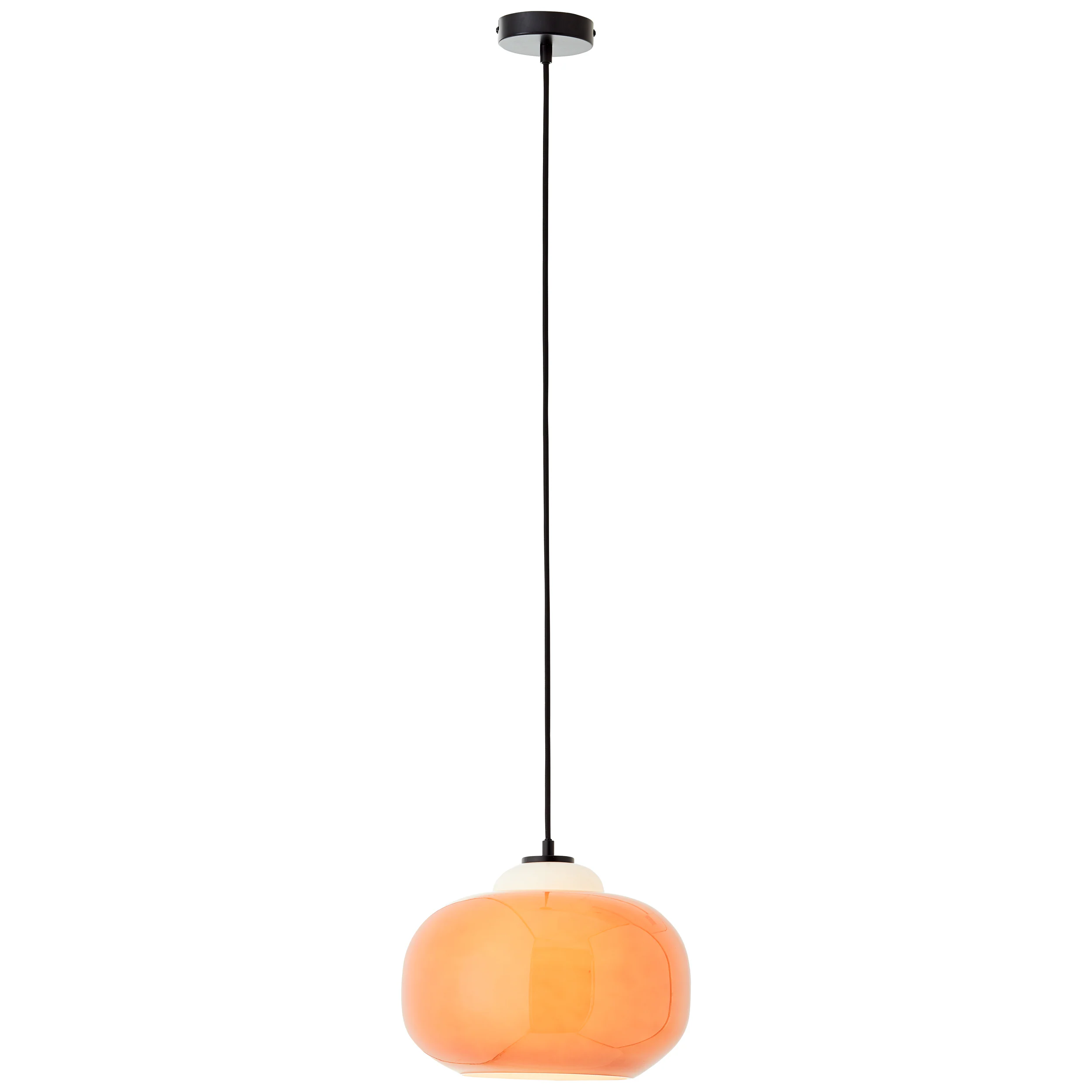 Brilliant Pendelleuchte Blop Ø 30 cm Orange günstig online kaufen