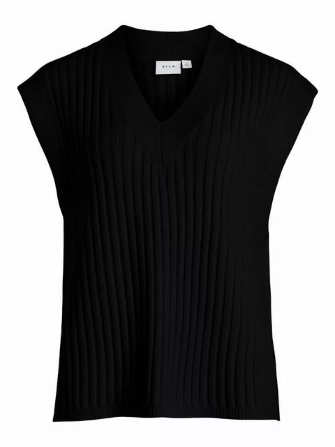 Vila Shirtweste VIMALJE V-NECK S/L OVERSIZE KNIT VE günstig online kaufen