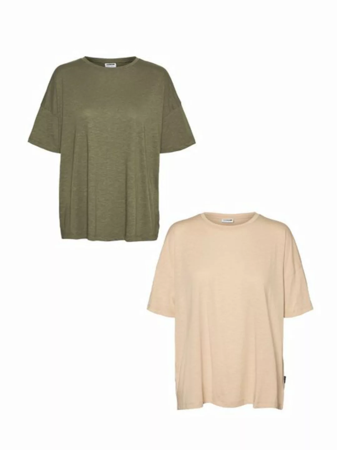 Noisy may T-Shirt Oversized T-Shirt 2-er Stück Pack Basic Set NMMATHILDE (2 günstig online kaufen