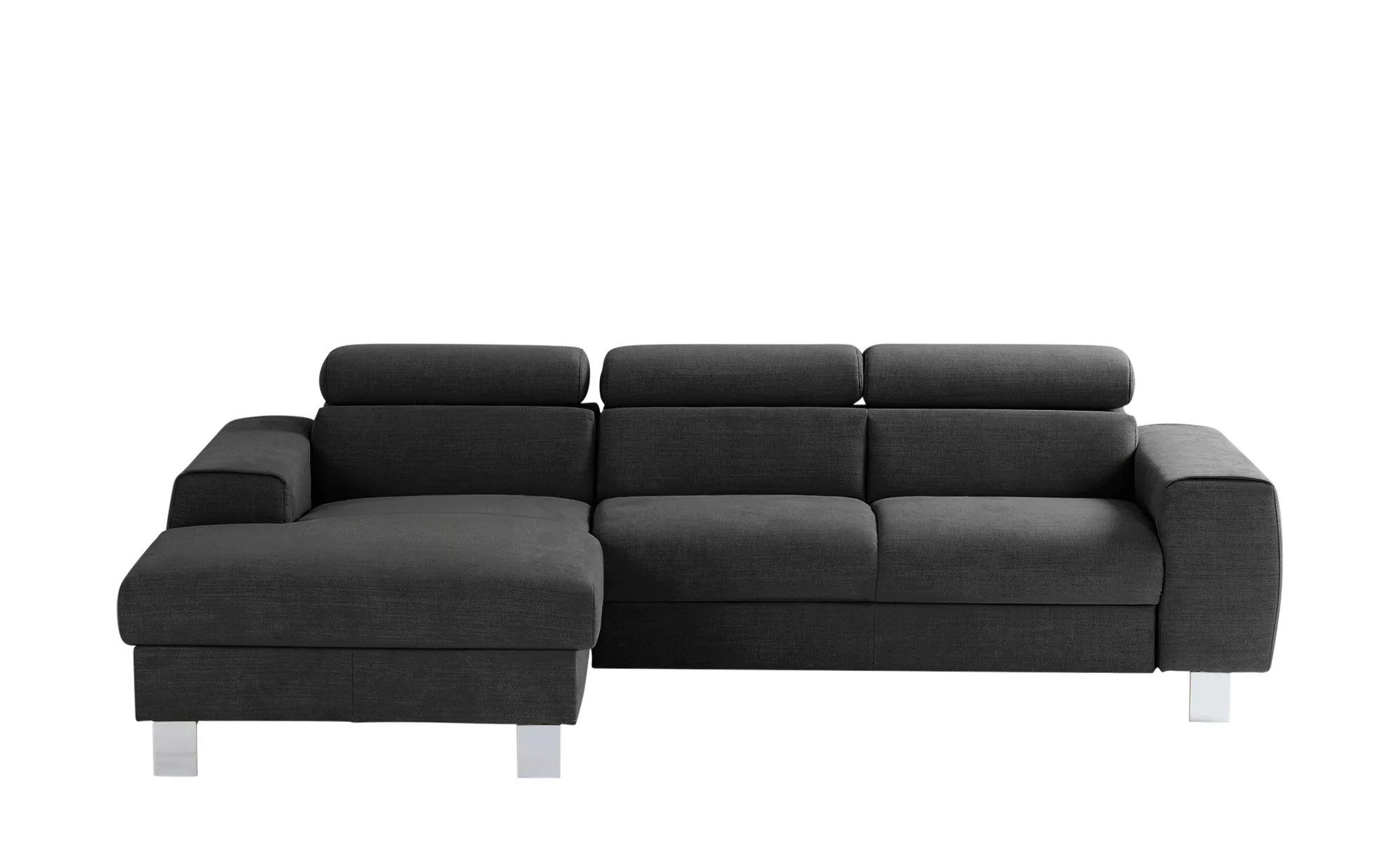 uno Ecksofa  Los Angeles - schwarz - 244 cm - 72 cm - Polstermöbel > Sofas günstig online kaufen