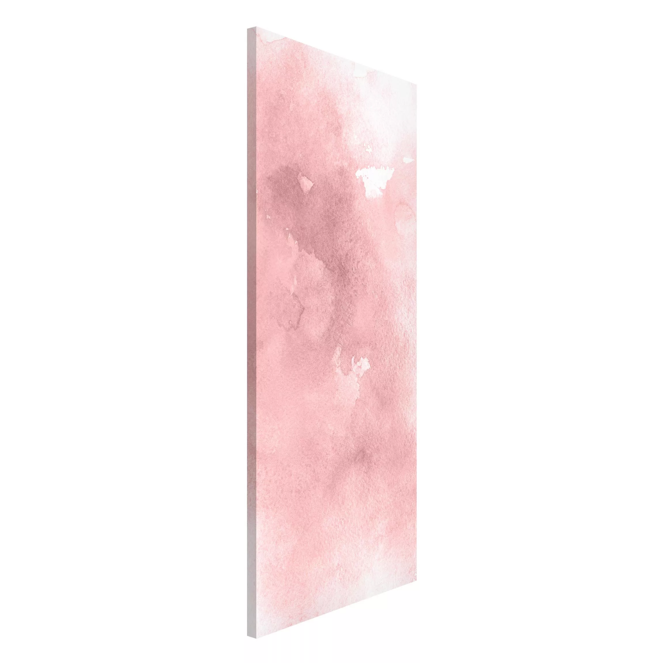 Magnettafel Aquarellstruktur Rosa Zuckerwatte günstig online kaufen