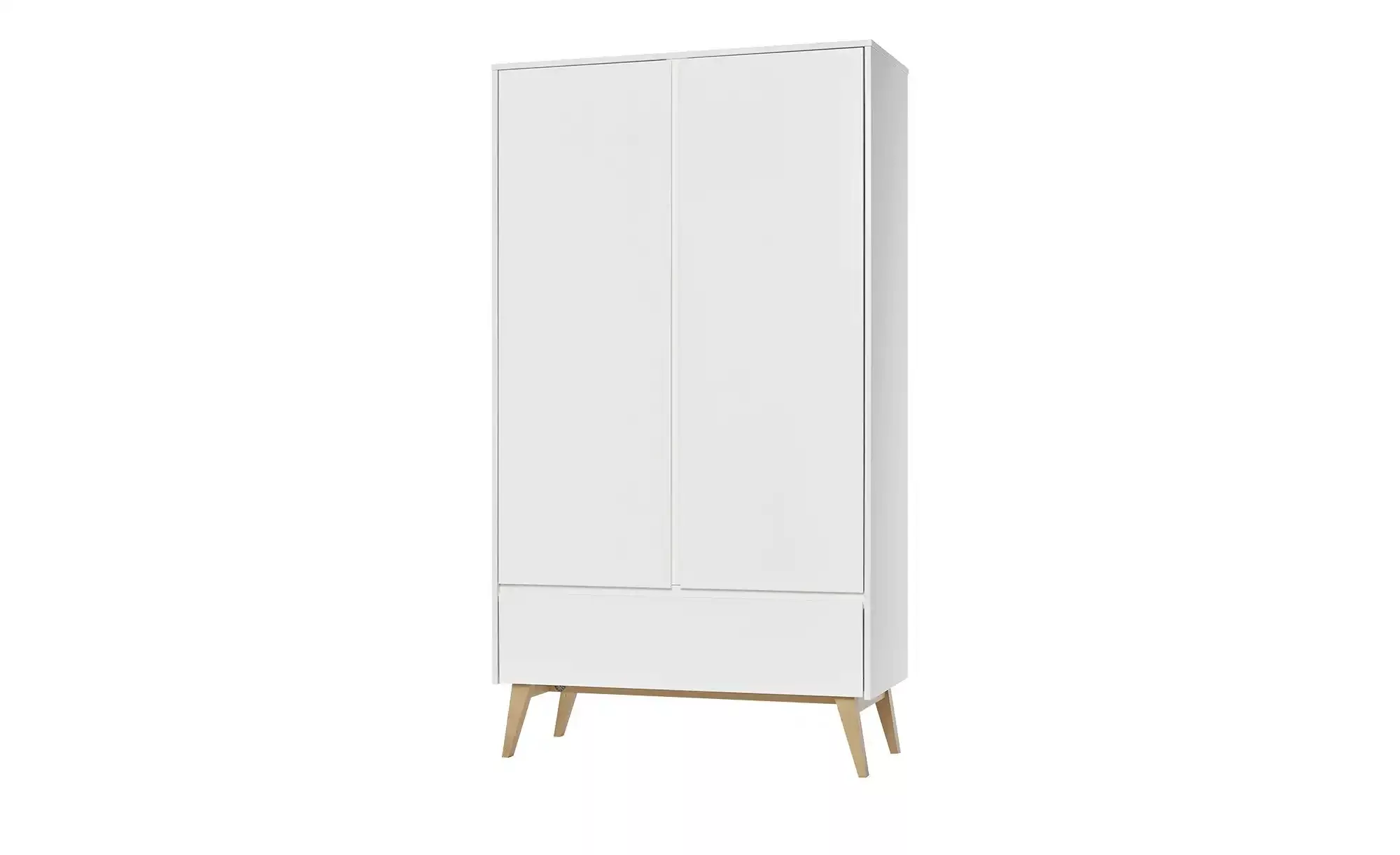 Kleiderschrank  Swing ¦ weiß ¦ Maße (cm): B: 100 H: 199,5 T: 52.5 Baby > Ba günstig online kaufen