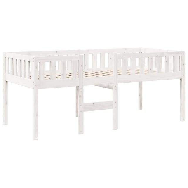 vidaXL Bett Kinderbett ohne Matratze Weiß 90x200 cm Massivholz Kiefer günstig online kaufen