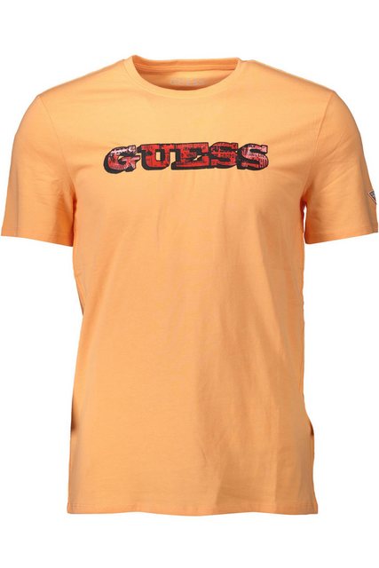 GUESS JEANS T-Shirt Stylisches Herren T-Shirt in Orange, Slim Fit & günstig online kaufen