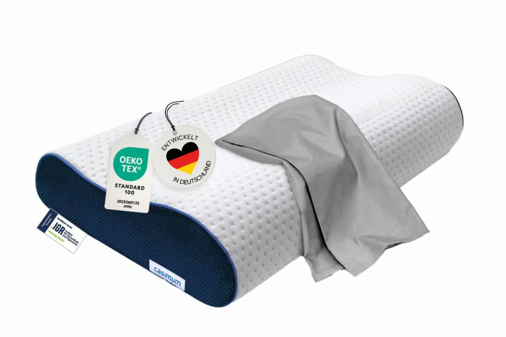 casimum Nackenstützkissen Orthopädisches Nackenstützkissen ERGO VARIO, günstig online kaufen