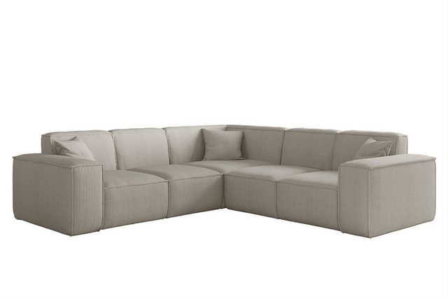 Fun Möbel Ecksofa Designersofa CELES PREMIUM in Stoff Scala, Seite Universa günstig online kaufen