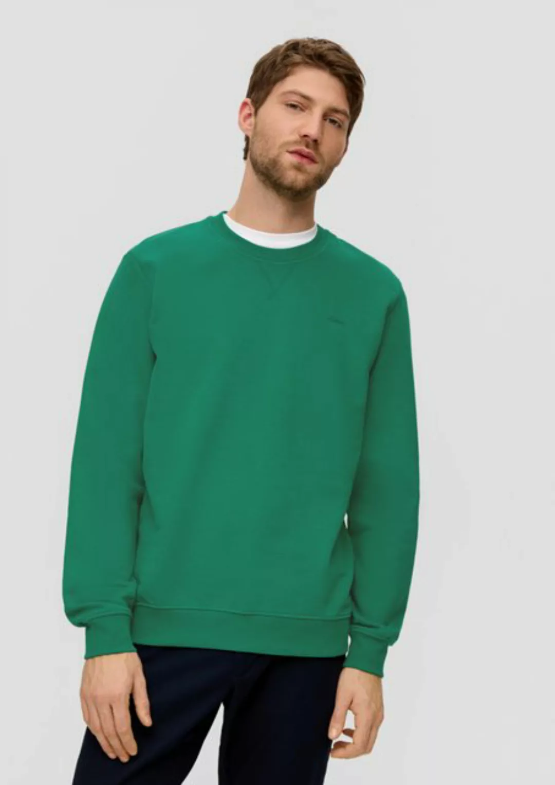 s.Oliver Sweatshirt Sweatshirt mit Logo-Detail Logo günstig online kaufen