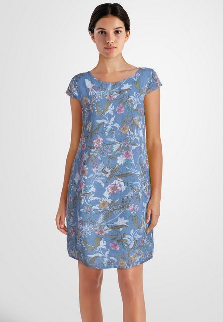PEKIVESSA Sommerkleid Leinenkleid knielang kurzarm (Einzelartikel, 1-tlg) m günstig online kaufen