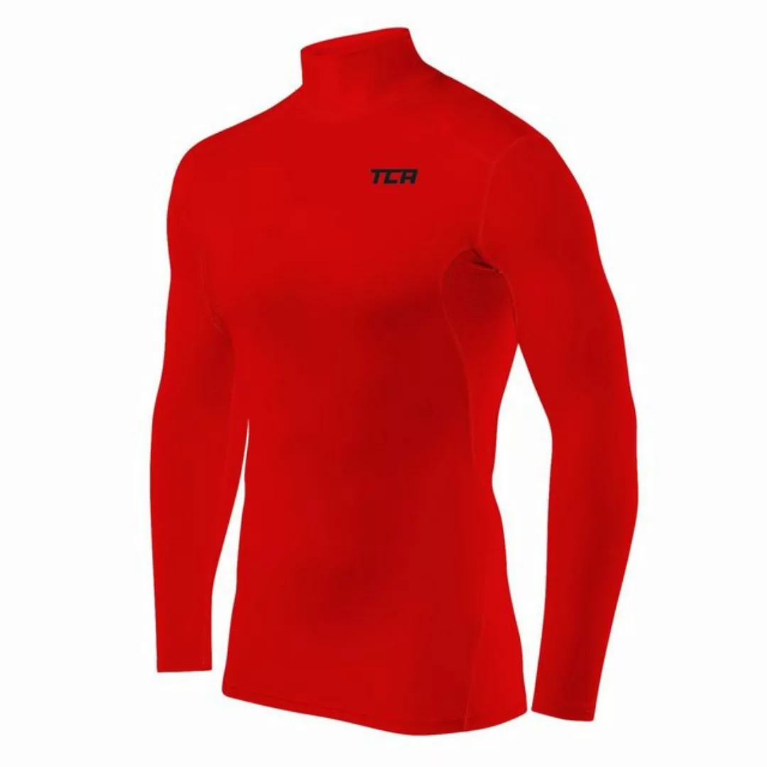TCA Langarmshirt TCA Herren Kompressionsshirt - Rot, XXL (1-tlg) günstig online kaufen