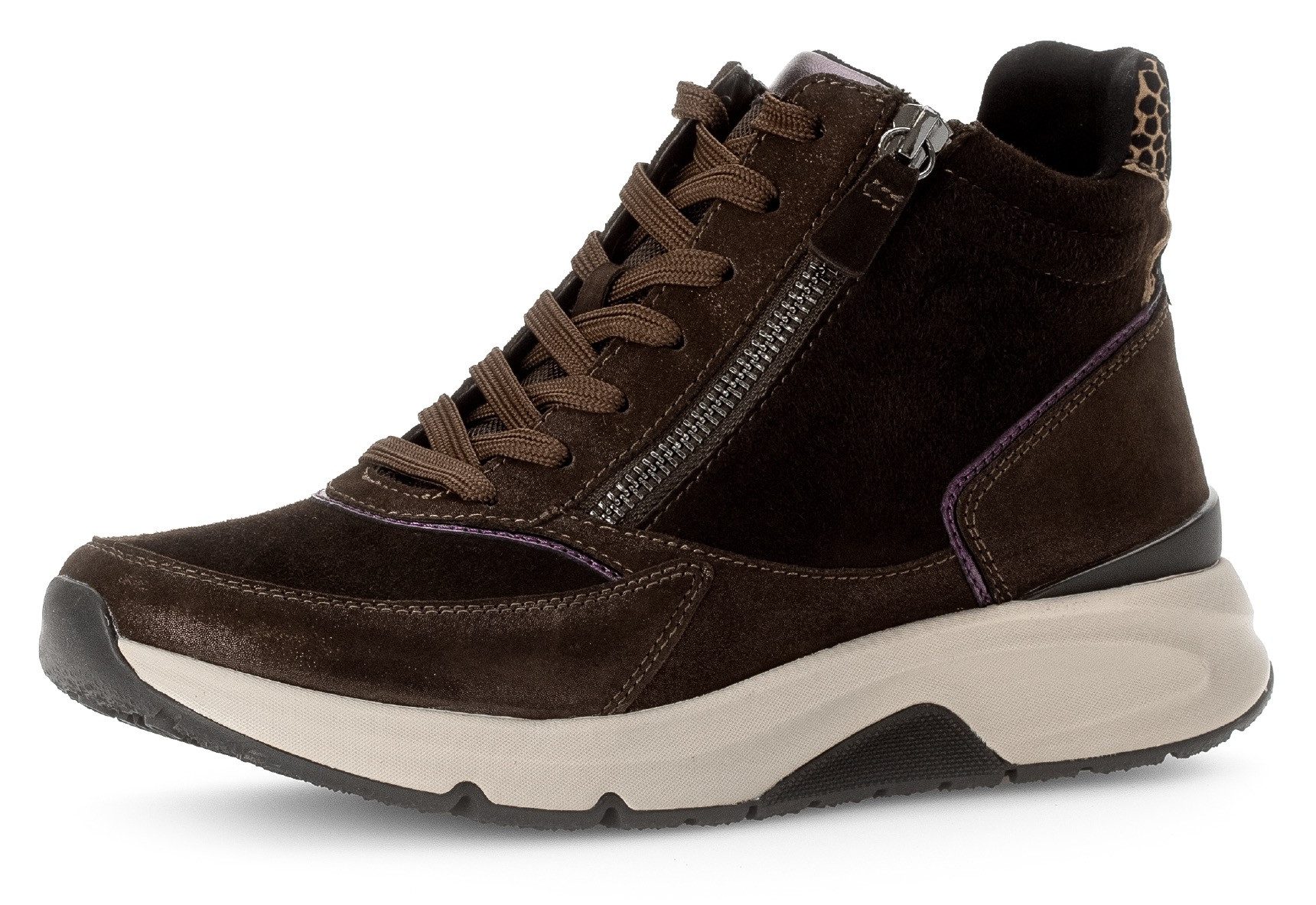 Gabor Rollingsoft Keilsneaker, Freizeitschuh, Schnürschuh, Schnürboots günstig online kaufen