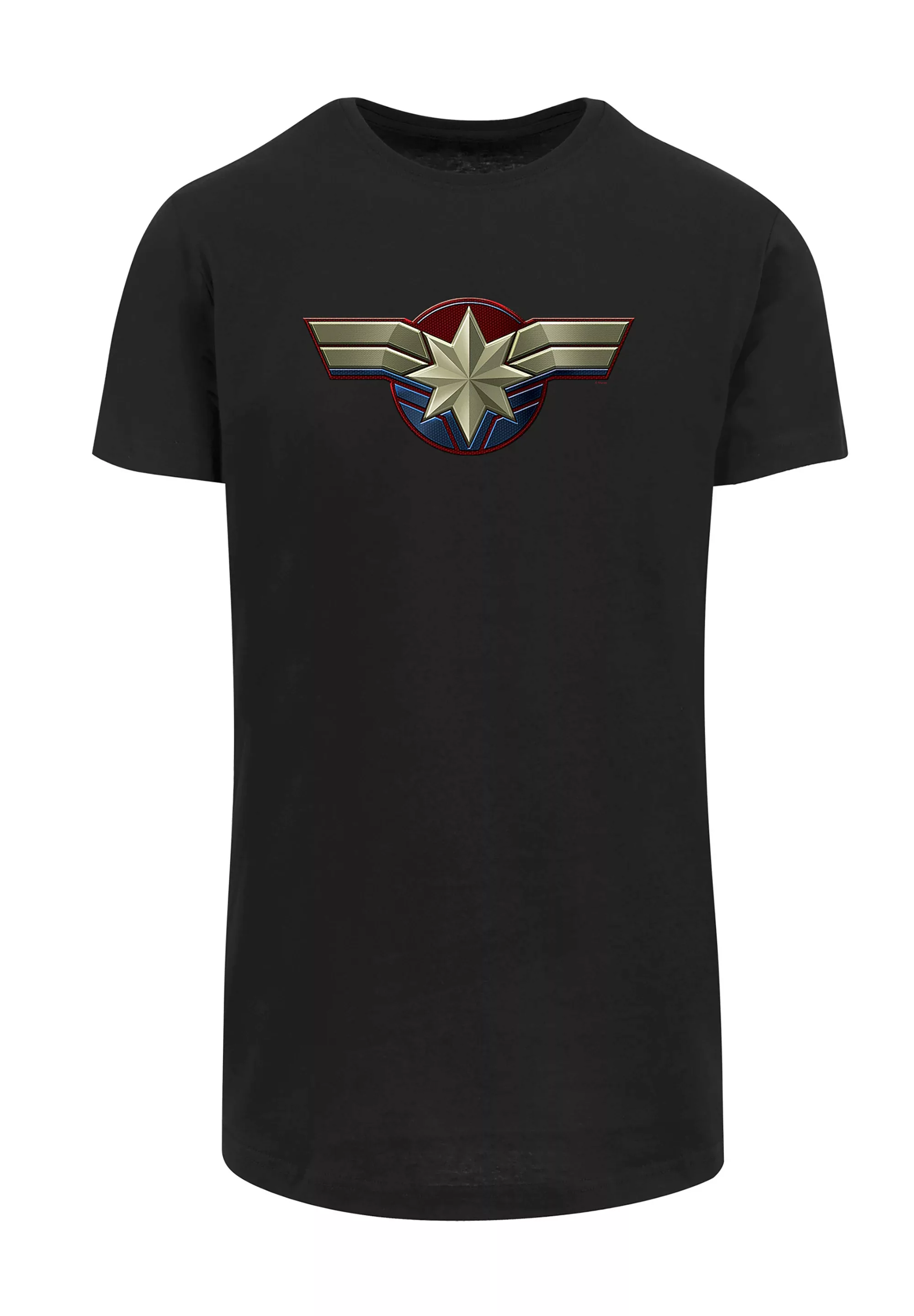 F4NT4STIC T-Shirt "Captain Marvel Chest Emblem", Herren,Premium Merch,Lang, günstig online kaufen