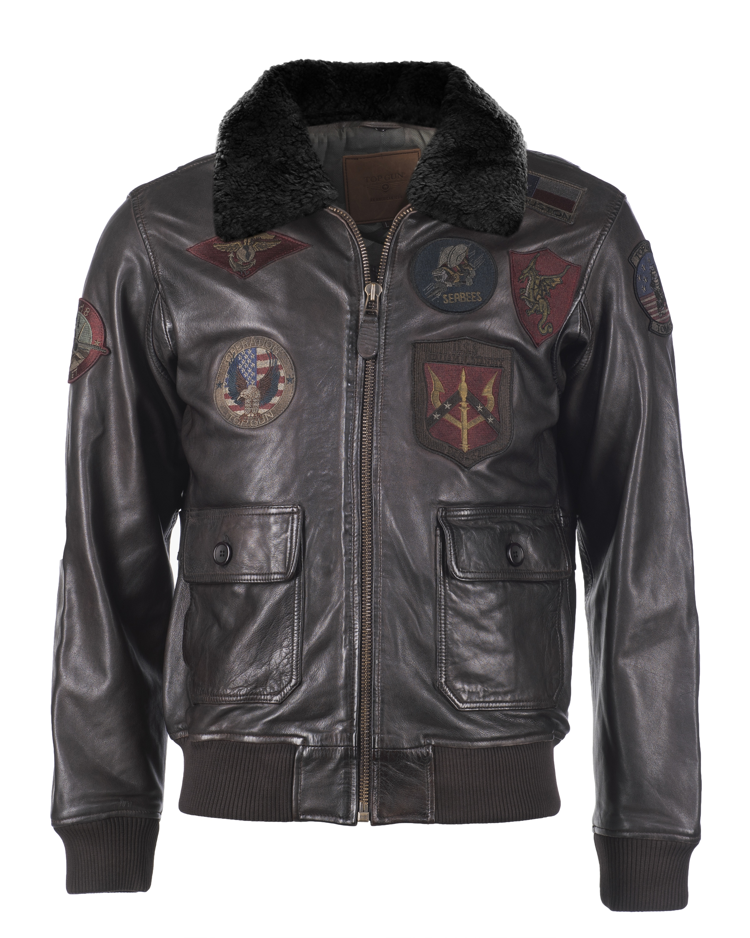 TOP GUN Lederjacke "TGJ1001" günstig online kaufen